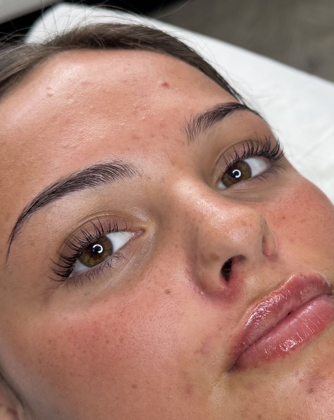 0.5ml lip filler & Korean Lash Lift on our beautiful client Emily