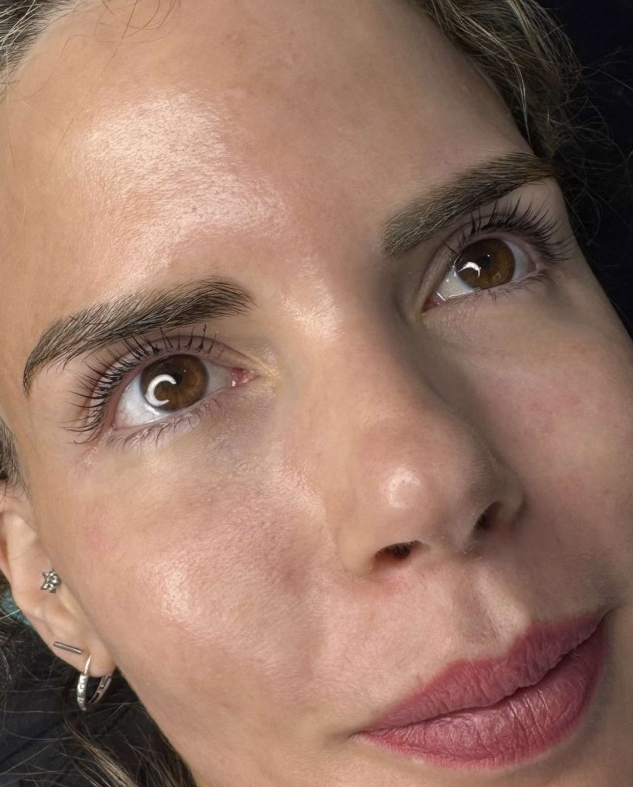 Korean Lash Lift- Kon is a regular client who loves having our Korean lash lift treatment